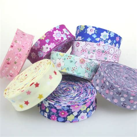 Mm Wide Single Fold Bias Tape Cotton Prefolded Bias Binding Tape