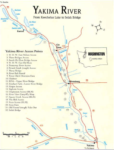 Yakima River Map