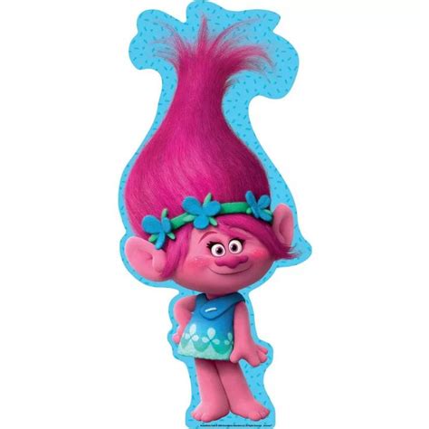 Poppy Cardboard Cutout 3ft Trolls Trolls Birthday Party Trolls