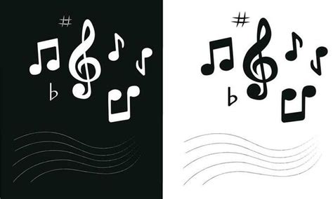 Music Notes Black And White Vector Art, Icons, and Graphics for Free ...