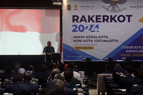 Portal Berita Pemerintah Kota Yogyakarta Rakerkot Koni Kota Yogya