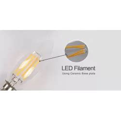 Żarówka LED E14 4 W OZDOBNA FILAMENT CIEPŁA