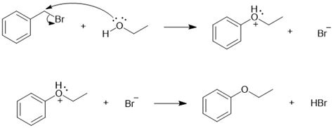 Propose a mechanism for the reaction of benzyl bromide with | Quizlet