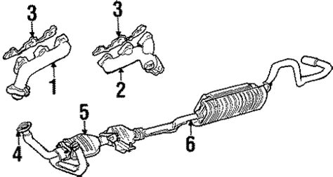 OEM 1994 Ford Ranger Exhaust Manifold Parts - BlueSpringsFordParts.com