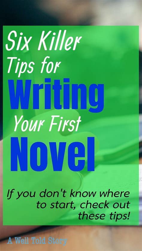 How To Write Your First Novel Where To Start Book Writing Tips