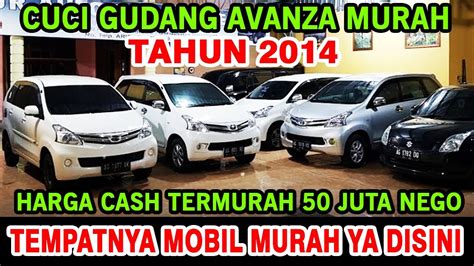 Harga Mobil Bekas Avanza Tahun Murah Hanya Juta Termurah Youtube