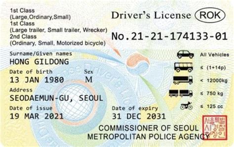 Korean English Drivers License Recognized In 54 Countries 서울특별시 미디어