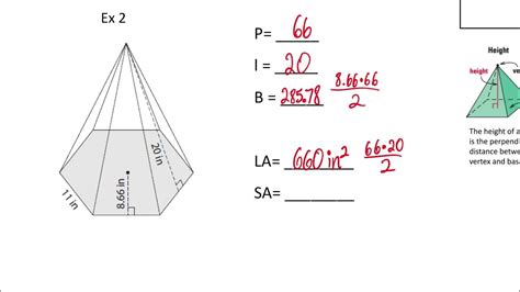 Lateral Total Surface Area Pyramids Cones Day 2 Youtube