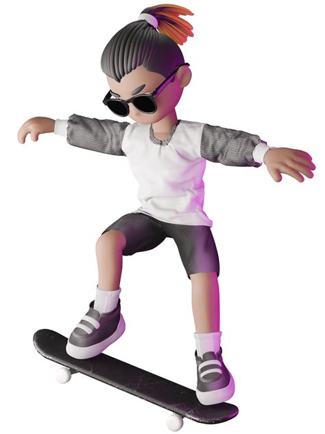 Skateboard Cartoon Characters