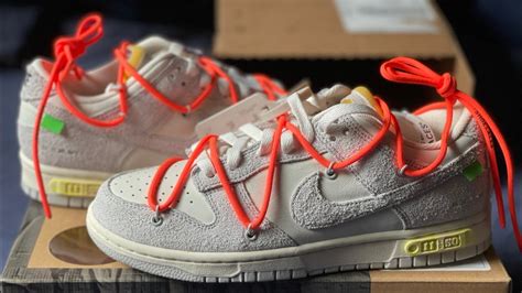 Off White X Nike Dunk Low Lot 11 Quick Unboxing YouTube