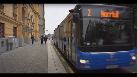 Sweden Stockholm Bus 2 Ride From Kungsträdgården To Norrmalmstorg