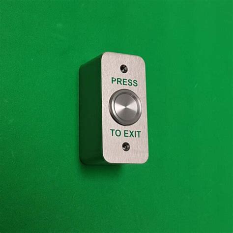 Narrow Style Surface Mounted Waterproof Push Button Exit Switch Gates And Accessories