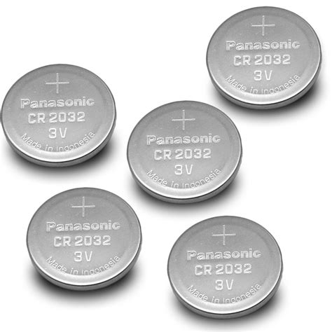 Amazon Panasonic CR2032 5PK CR2032 3V Lithium Coin Battery Pack