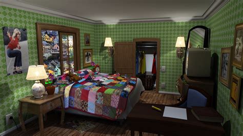 Cartoon Bedroom 3d Model 69 Ma Obj Unknown Free3d