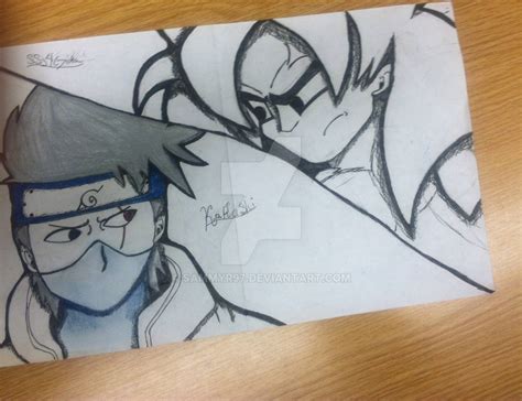 Goku And Kakashi By Sammyr97 On Deviantart