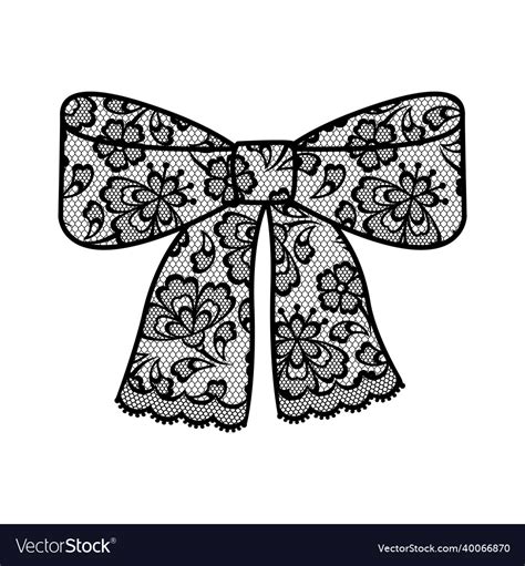 Lace Bow Drawing