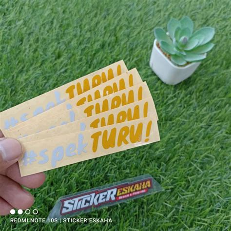 Sticker Specs Turu Cutting Sticker Shopee Philippines