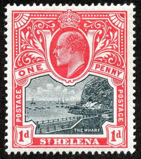 Big Blue 1840 1940 St Helena Vintage Stamps Stamp Collecting