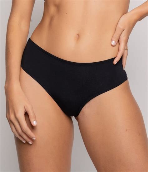 Calcinha Fio Dental Biquini Dora Em Microfibra Preto Jescri Lingerie De Qualidade E