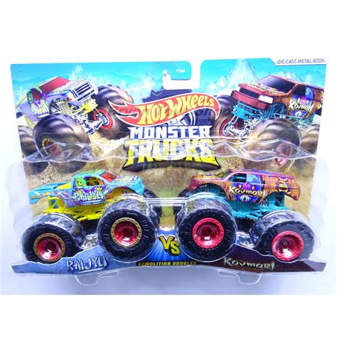 Jual Hot Wheels Monster Trucks Raijyu Vs Koumori Shopee Indonesia