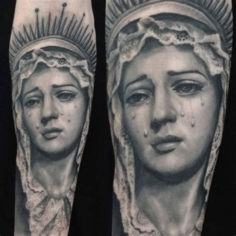 Virgin Mary Forearm Tattoo Ramadhanitkurnia