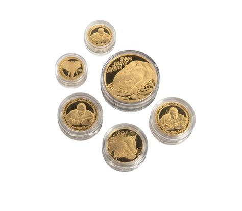 Lot - Six South African gold coins