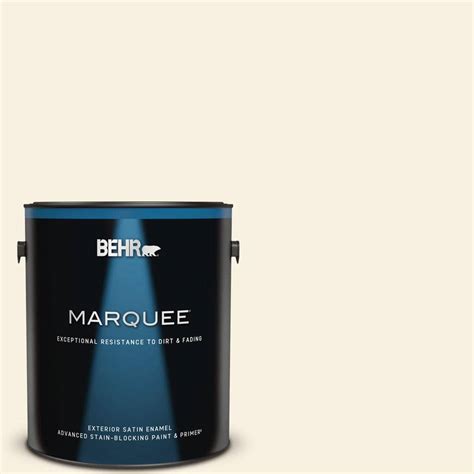 BEHR MARQUEE 1 Gal GR W14 Coconut Twist Satin Enamel Exterior Paint