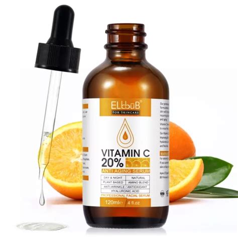 S Rum Visage Avec Vitamine C Et E Acide Hyaluron Anti Ge Pli