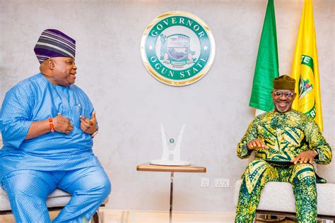 Gov Abiodun Seeks Joint Ogun Osun Cultural Festival As Adeleke Visits