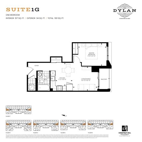 The Dylan Condominiums | 1F | Floor Plans and Pricing