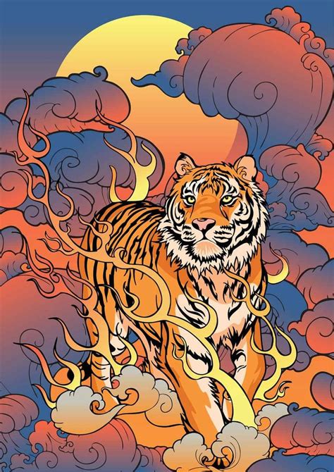 19 Spiritual Symbolism Meanings Of Tiger Totem Omens Tiger Art