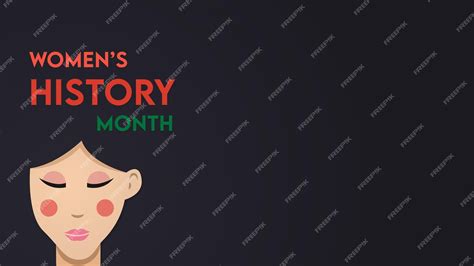 Premium Vector Womens History Month Womens Day Celebration Background Design On March 8th