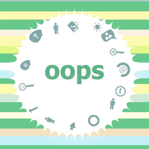 Oops Icons Stock Illustrations 729 Oops Icons Stock Illustrations