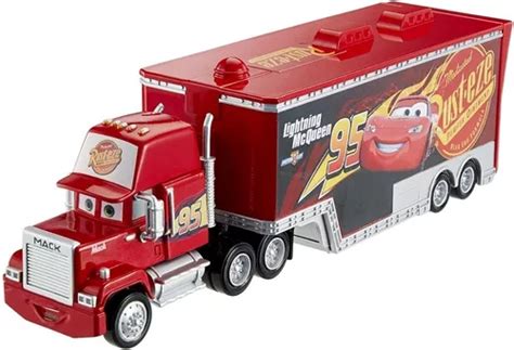 Disney pixar Cars 3 Mack Hauler Camion Transportador Cuotas sin interés