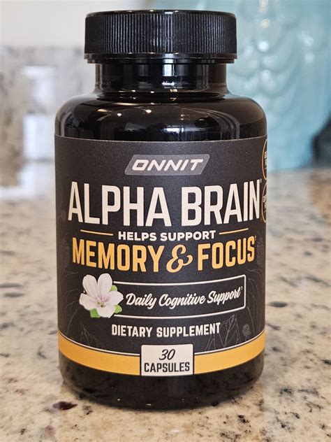 Onnit Alpha Brain Premium Nootropic Brain Supplement 90 Count For Men