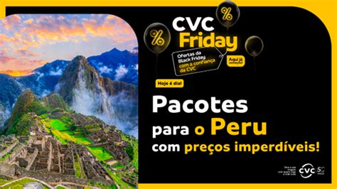 Pacotes Para O Peru Super Pre Os Cvc Agentes De Viagens