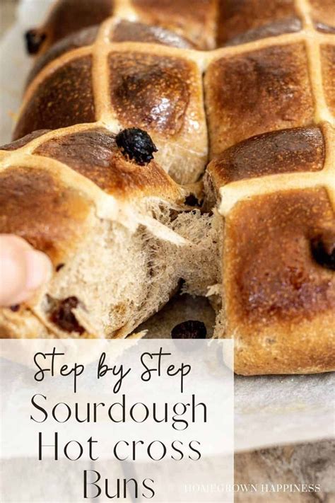 Soft And Fluffy Sourdough Hot Cross Buns Recipe
