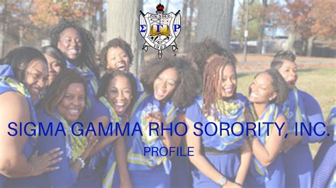 Sigma Gamma Rho Sorority Inc Profile Youtube