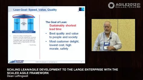 Scaling Lean Agile Development To The Large Enterprise Agile Alliance
