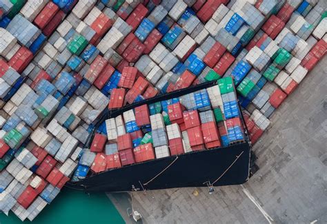 Cargo Ship Drifting In Tokyo Streets Highly Detailed Stable