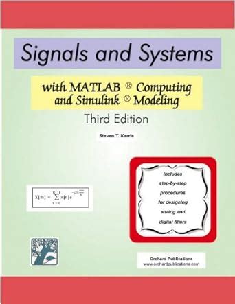 Buy Signals And Systems With Matlab Computing And Simulink Modeling