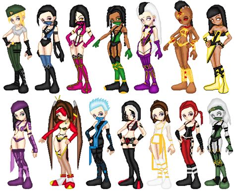 Women of Mortal Kombat by iceangelmkx on DeviantArt