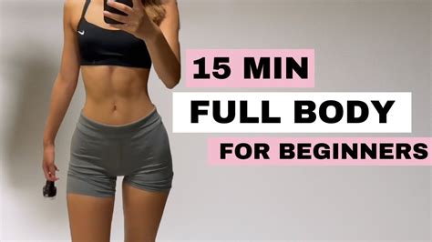 15 MIN FULL BODY WORKOUT FOR BEGINNER No Equipment No Jumping Get