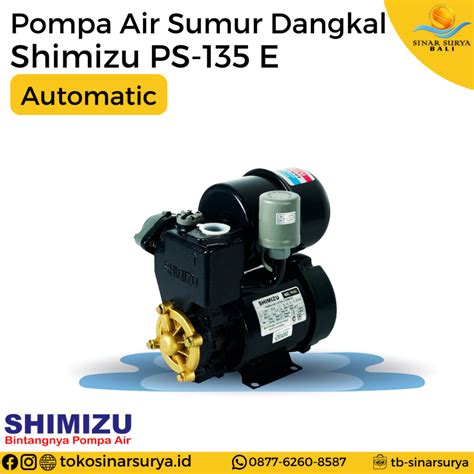 Shimizu Ps Bit Pompa Air Sumur Dangkal Toko Toss