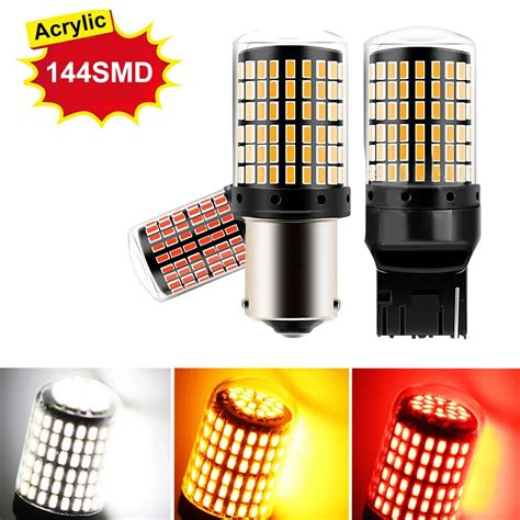 1x P21W PY21W Ar Wka LED Samochodowa Ba15s 1156 Bau15s T20 WY21W W21W