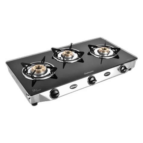 Sunflame GT 3B CROWN SS LPG Stove Stainless Steel No Of Burners 3