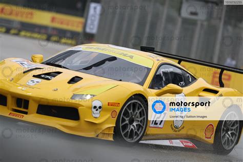 Grant Baker NZL At Ferrari Challenge Asia Pacific Marina Bay Street