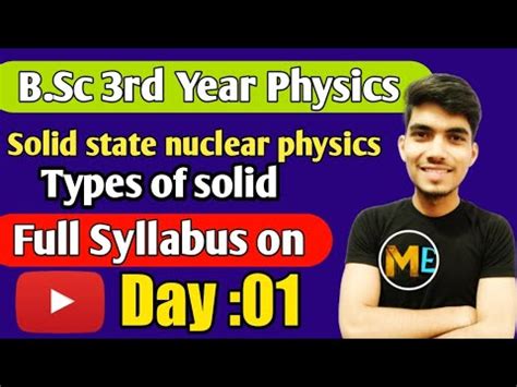 Solid State Nuclear Physics Crystal Structure Unit 1st Bsc