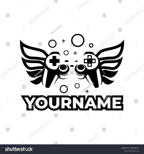 Vintage Gaming Logo Set Console Games Stock Vector Royalty Free
