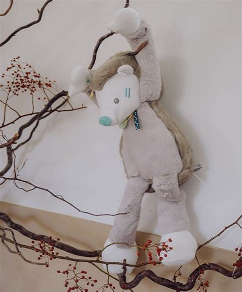 Peluche géante Hérisson gris Tiwipi Doudou et compagnie